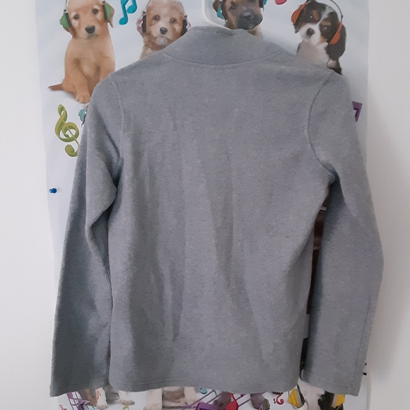 Old navy active girls grey fleece pullover - Picture 3 of 5